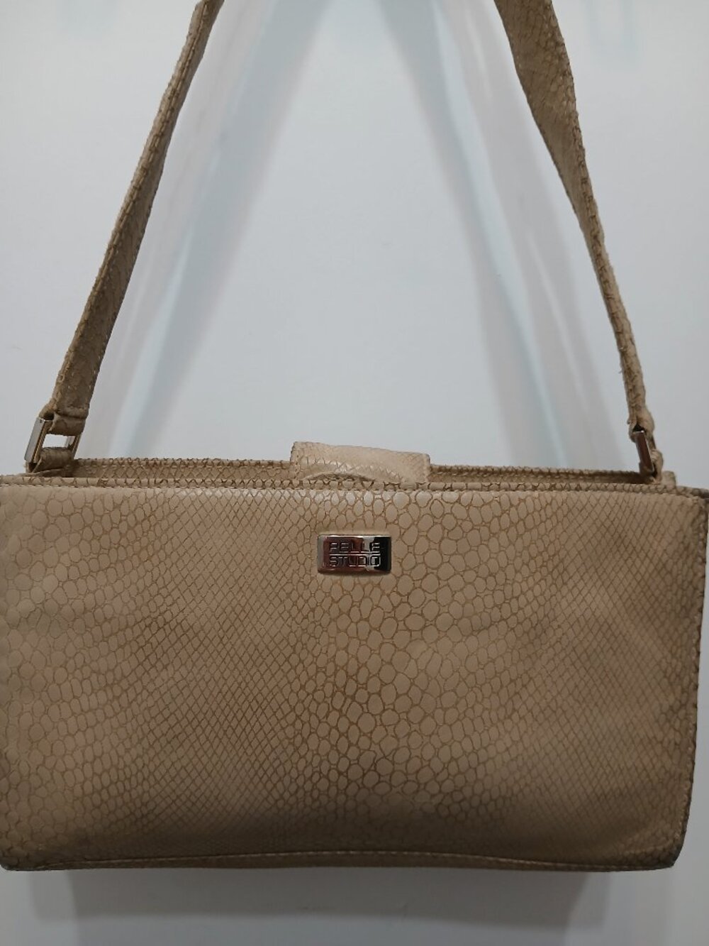 Pelle Studio Vintage Python Shoulder Bag